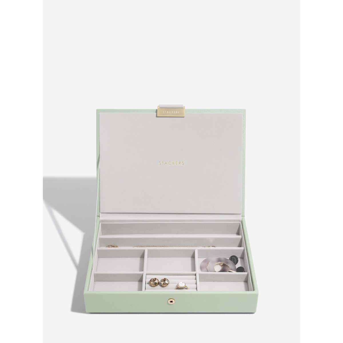 Stackers Classic Jewellery Box Lid - Sage Green – image 2