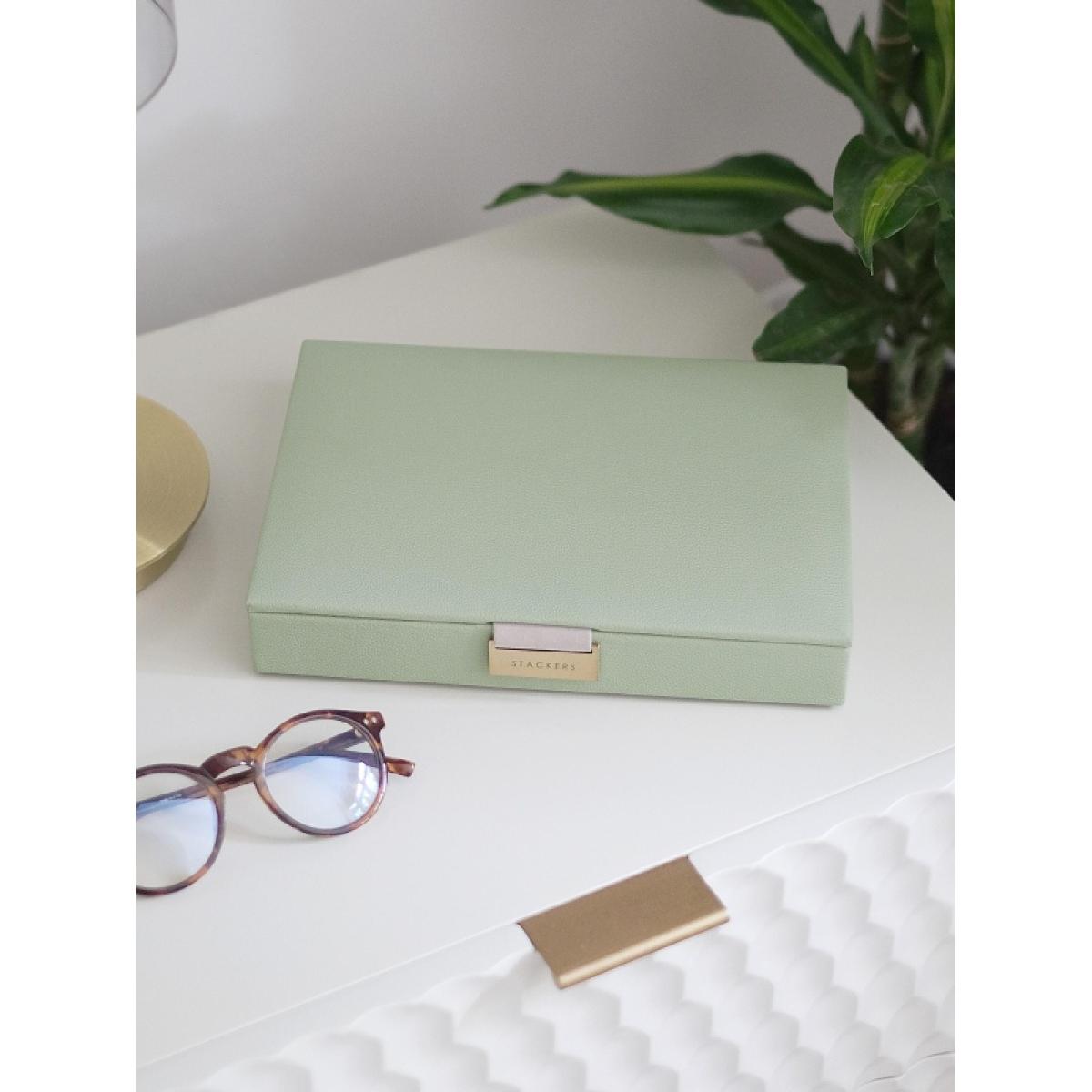 Stackers Classic Jewellery Box Lid - Sage Green – image 4