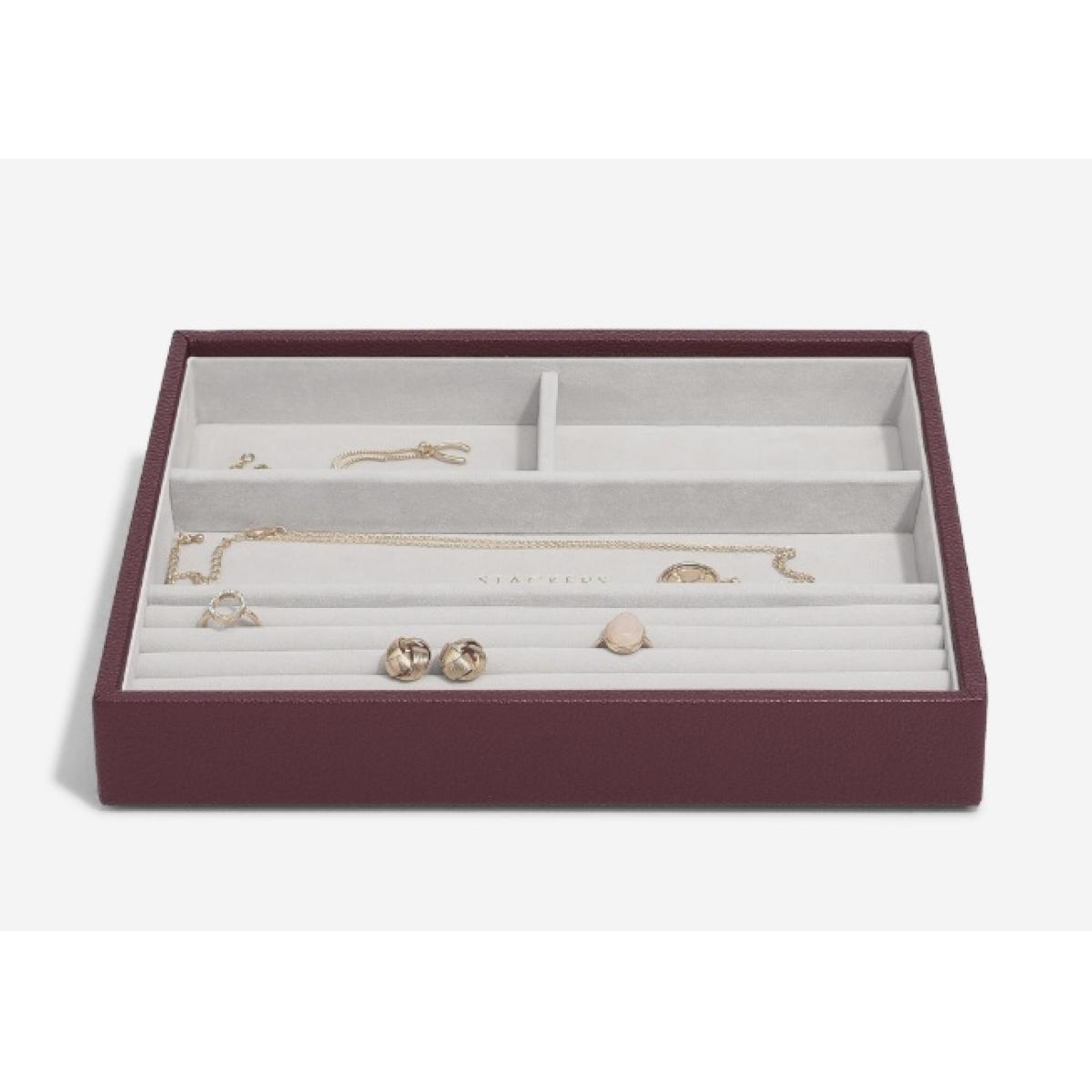 Stackers Classic Ring and Bracelet Layer - Burgundy – image 2