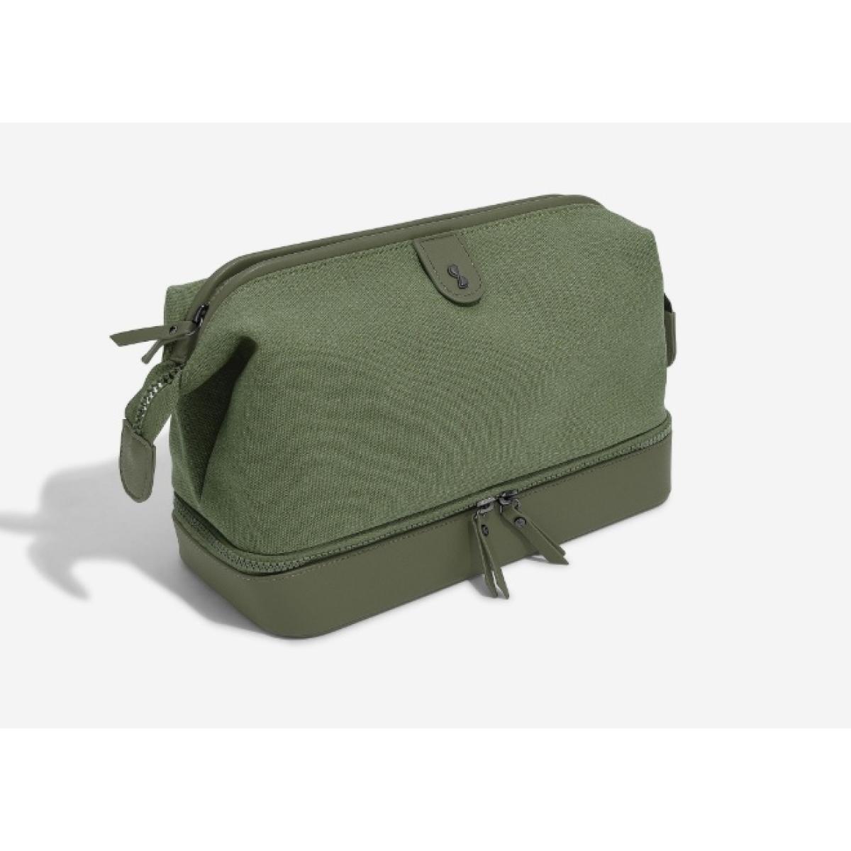 Stackers Large Washbag - Green Canvas – image 2