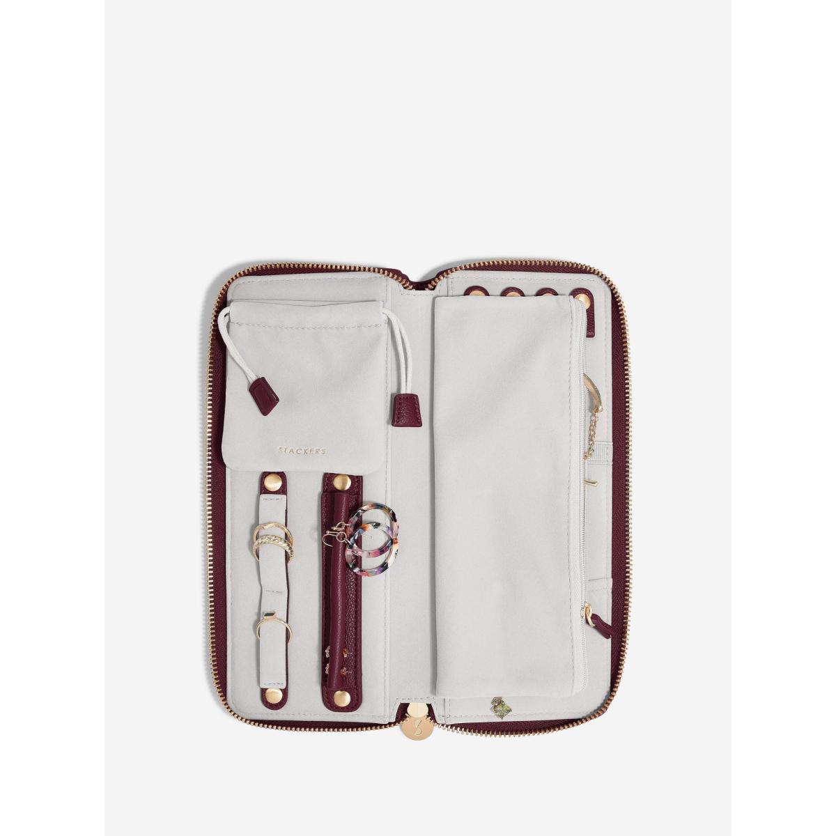 Stackers Jewellery Roll - Burgundy – image 2
