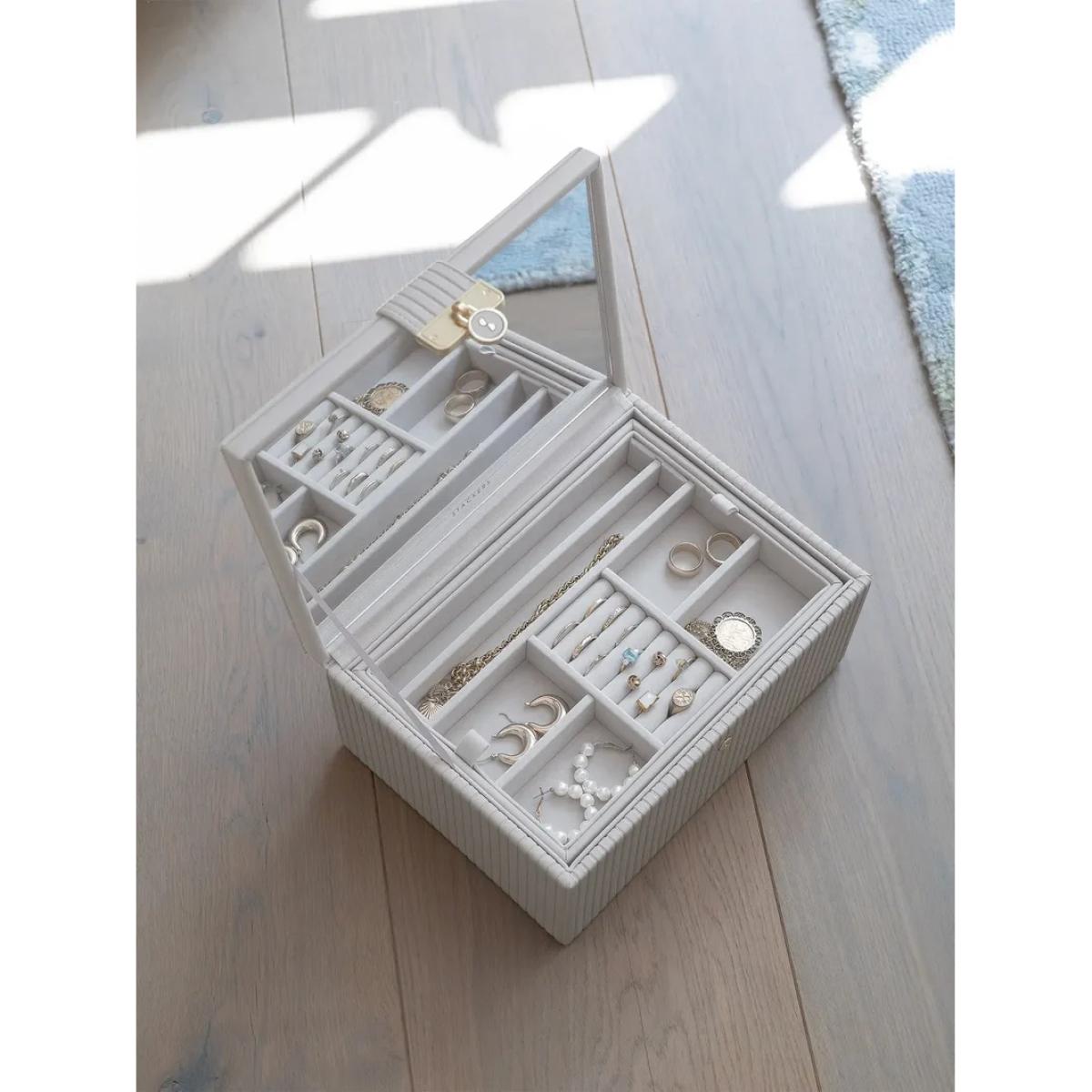 Stackers Luxury Jewellery Box - Limestone – image 3