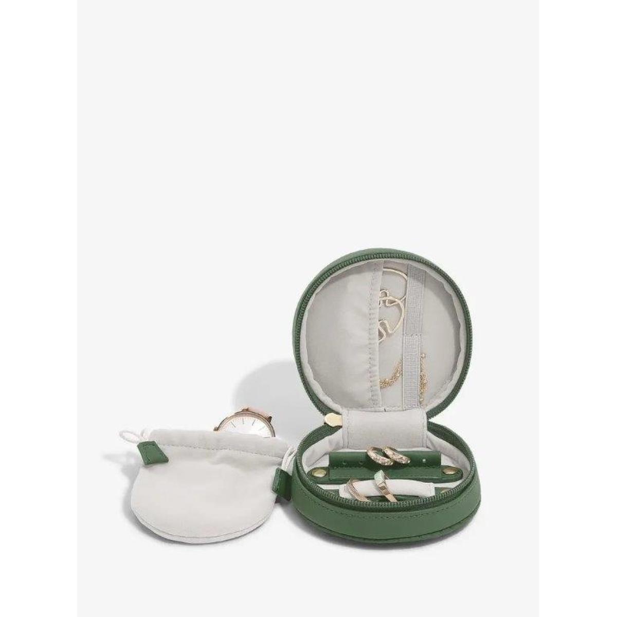 Stackers Round Jewellery Roll - Emerald – image 3