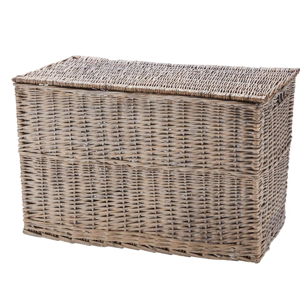 Wovenhill Wicker Grey Wash Hamper – image 2