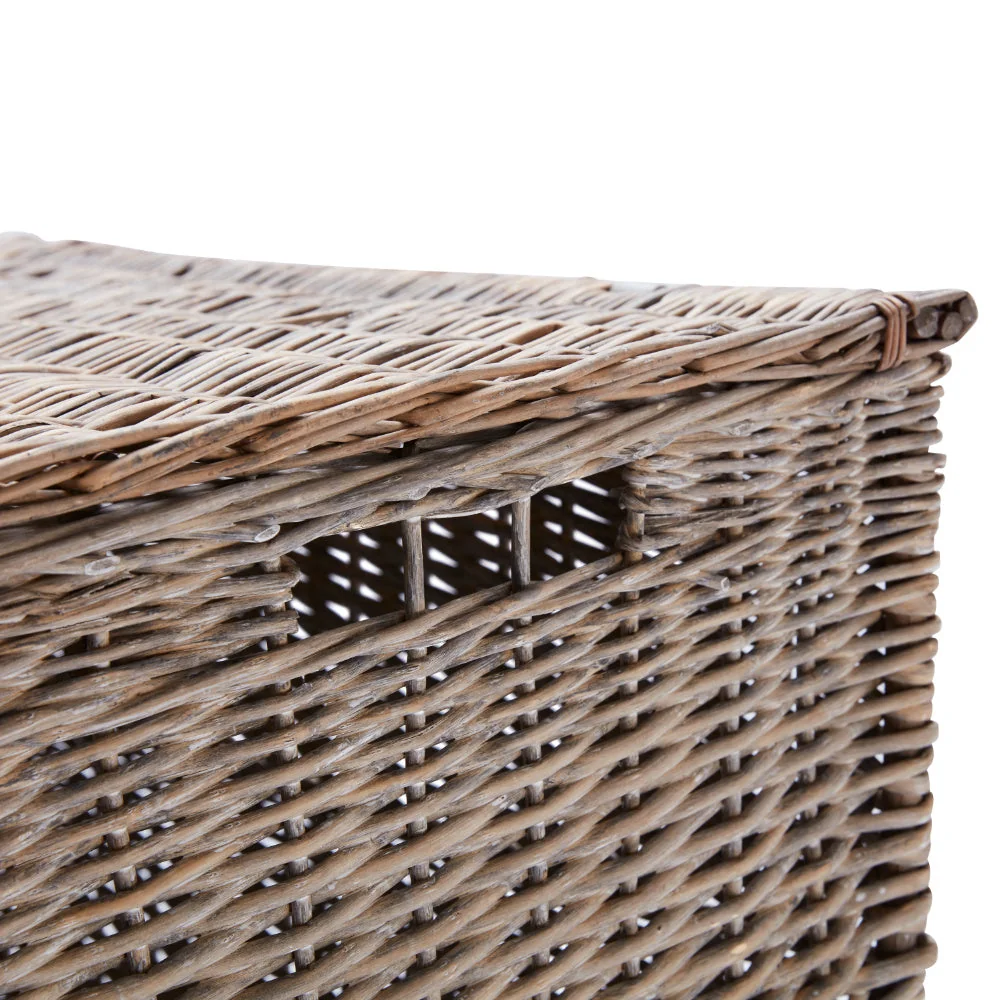Wovenhill Wicker Grey Wash Hamper – image 10