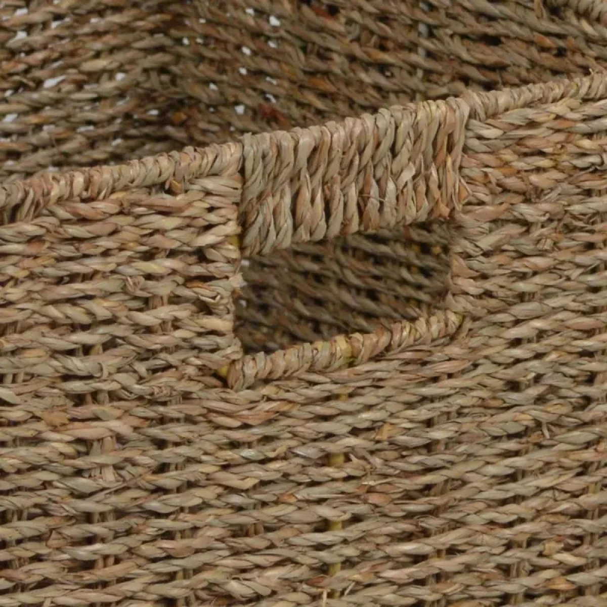 Wovenhill Set of 2 Square Seagrass Storage Baskets – image 7