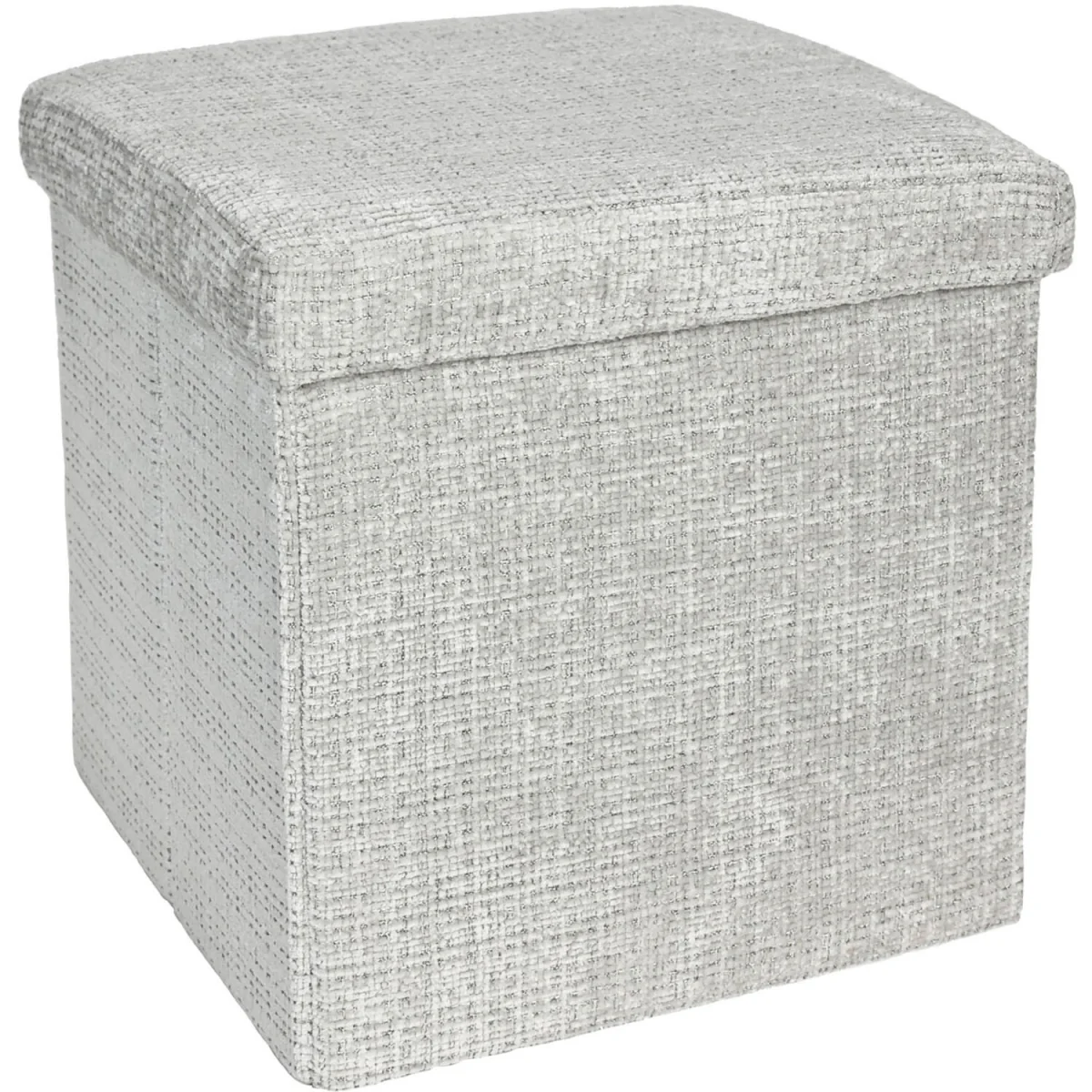 Chenille Storage Box - Grey – image 2