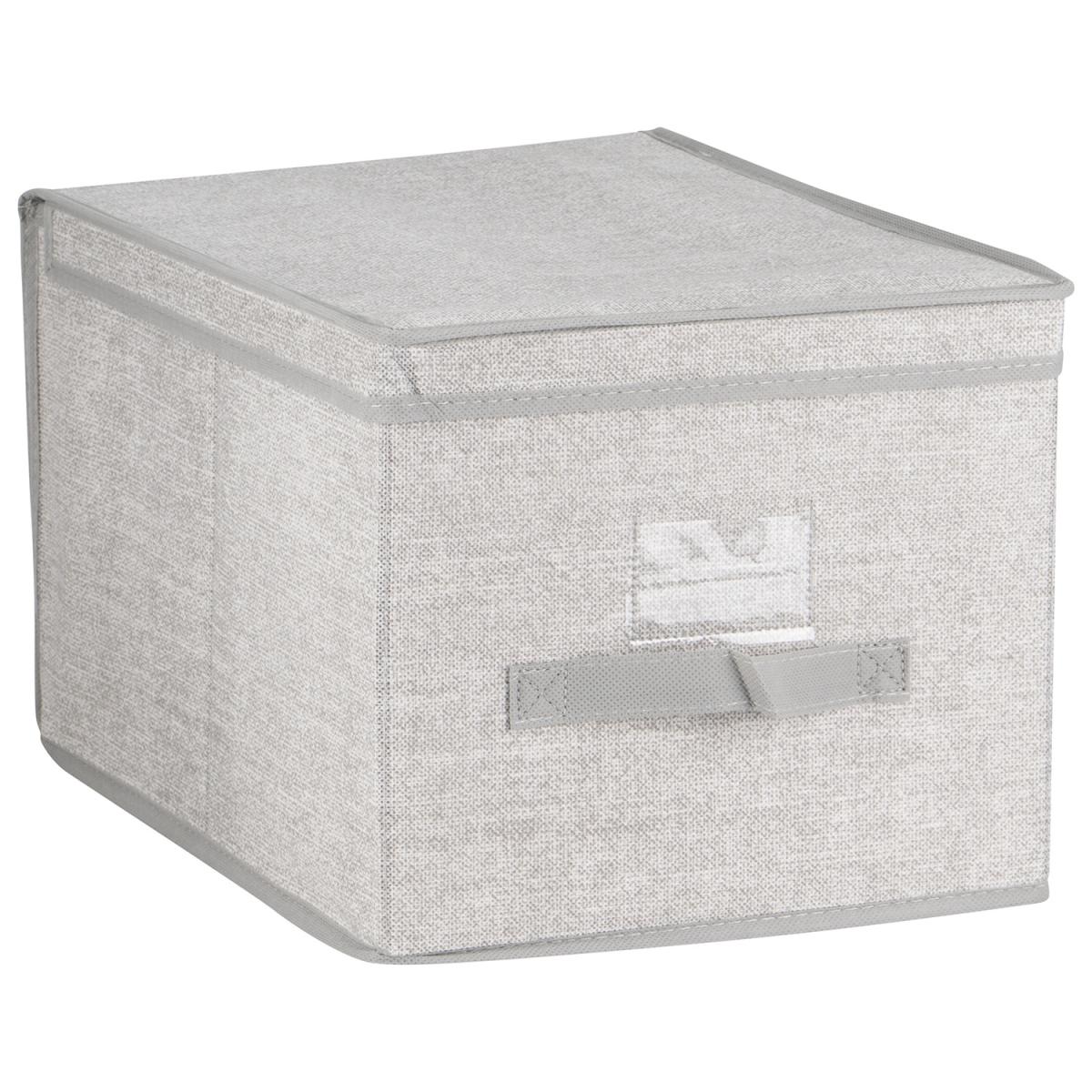 Grey Fabric Storage Box - Large – image 4