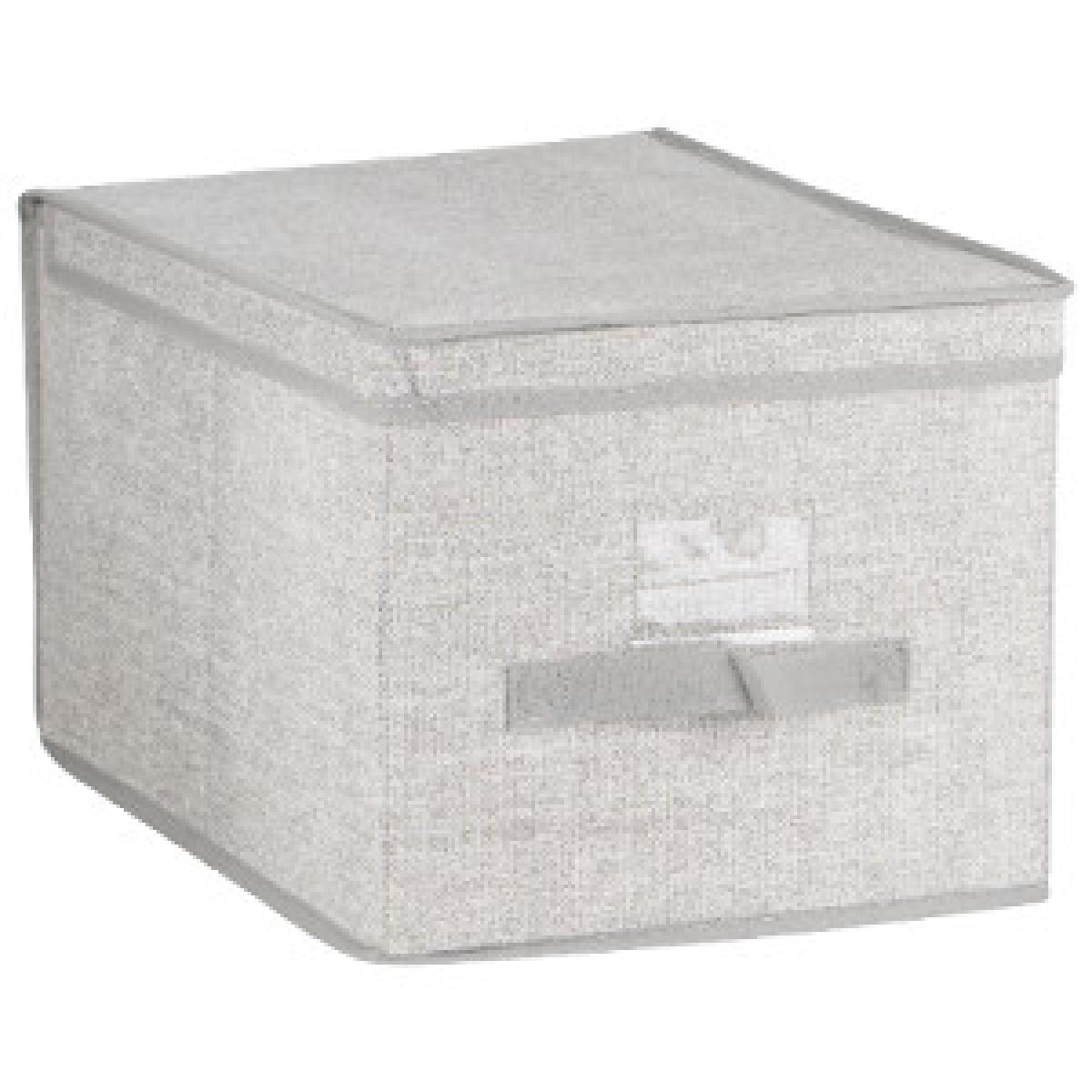 Grey Fabric Storage Tote Basket - 19cm – image 7