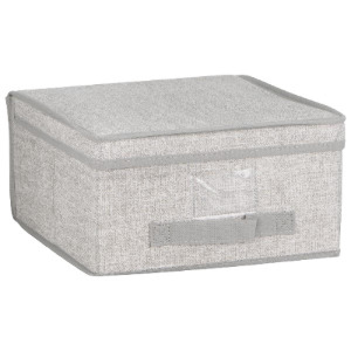 Grey Fabric Storage Tote Basket - 19cm – image 9