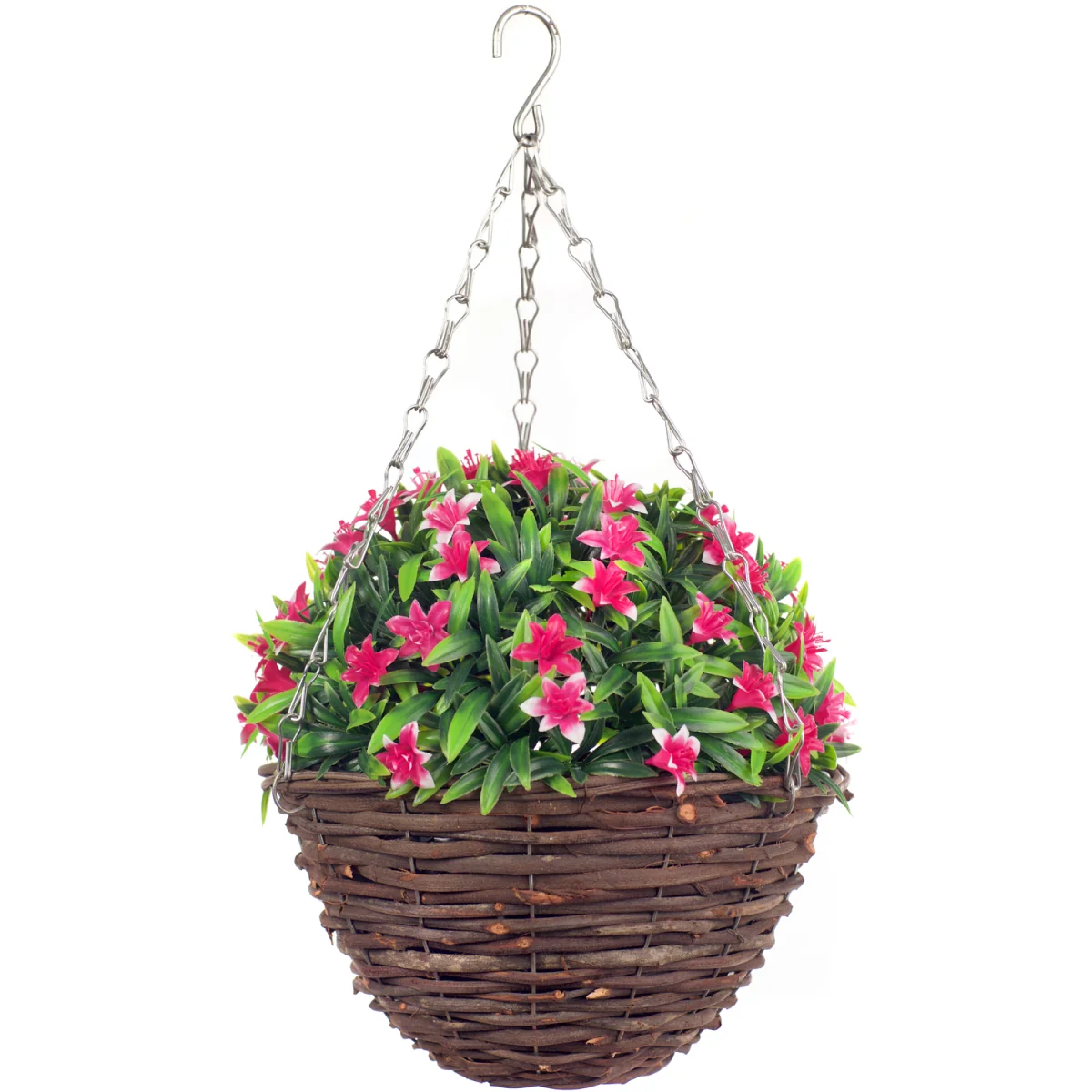28cm pink lily basket - Pink – image 2