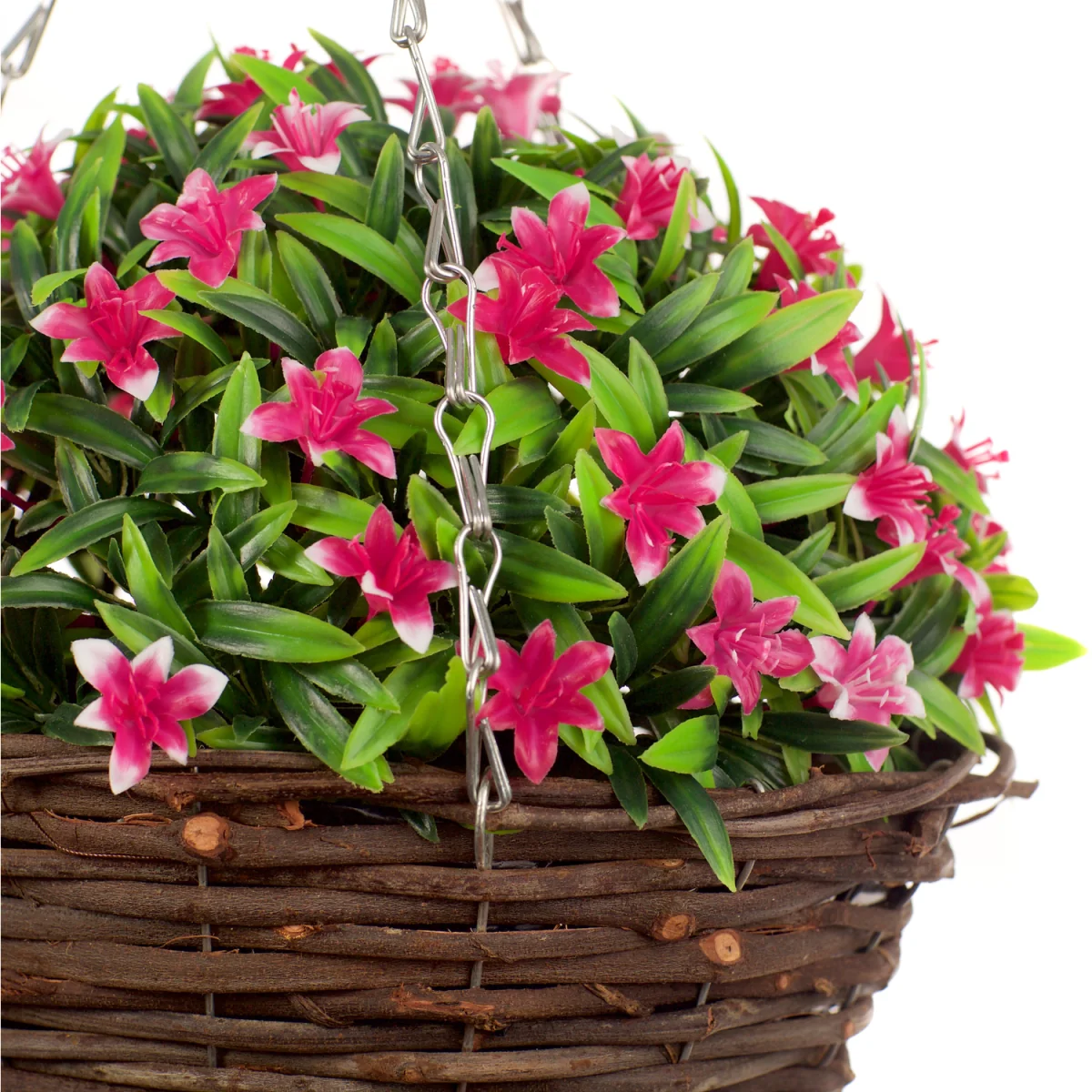 28cm pink lily basket - Pink – image 4