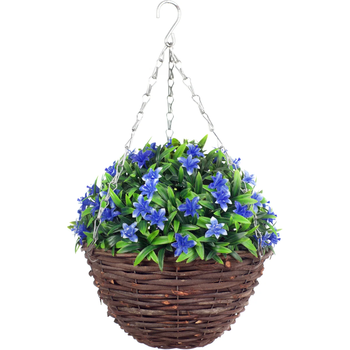 28cm blue lily basket - Blue – image 2