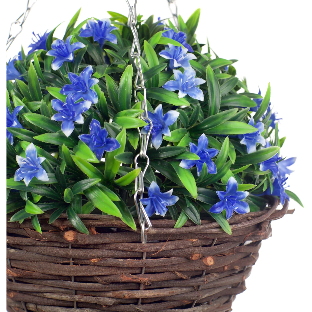 28cm blue lily basket - Blue – image 3
