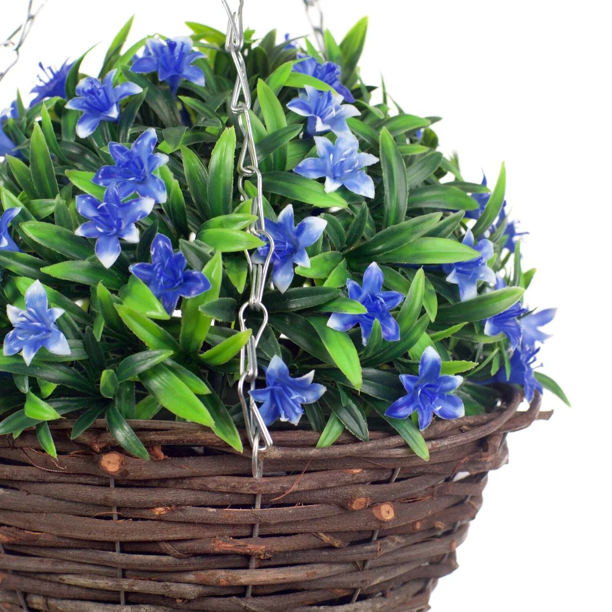 28cm blue lily basket - Blue – image 4