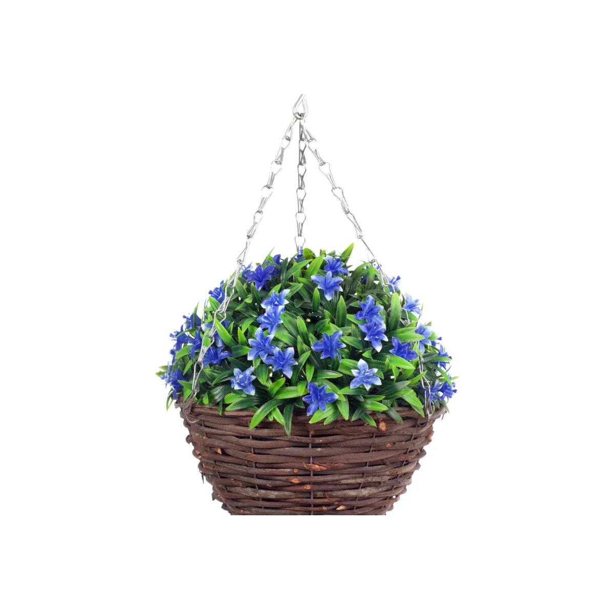 28cm blue lily basket - Blue – image 1