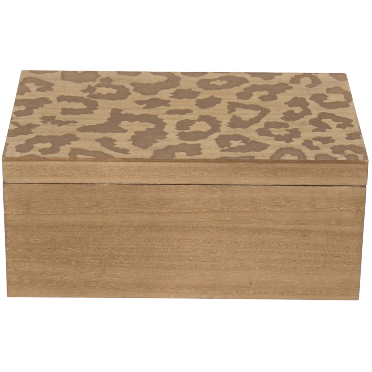 Set of 2 Leopard Wooden Boxes - Brown – image 5