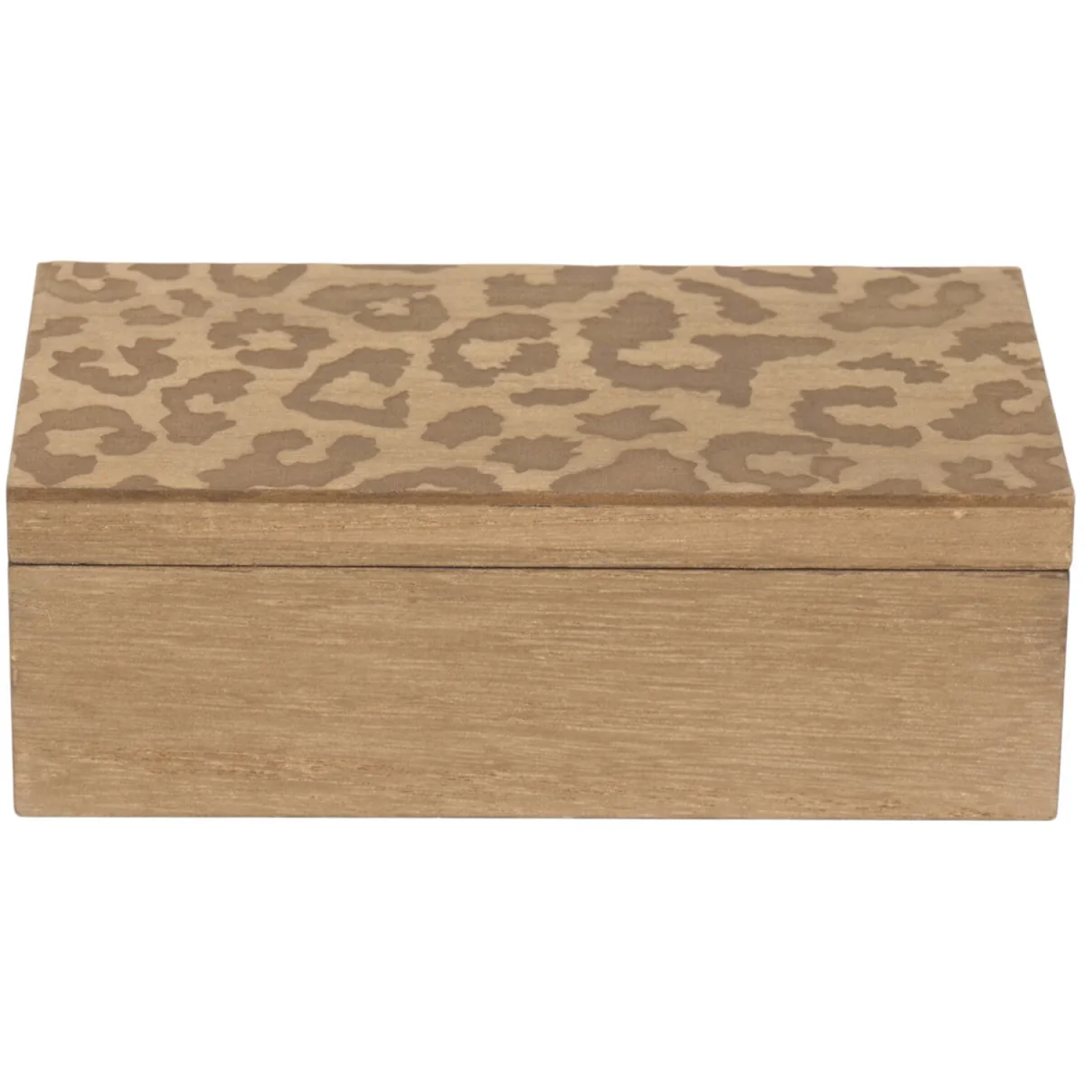 Set of 2 Leopard Wooden Boxes - Brown – image 6