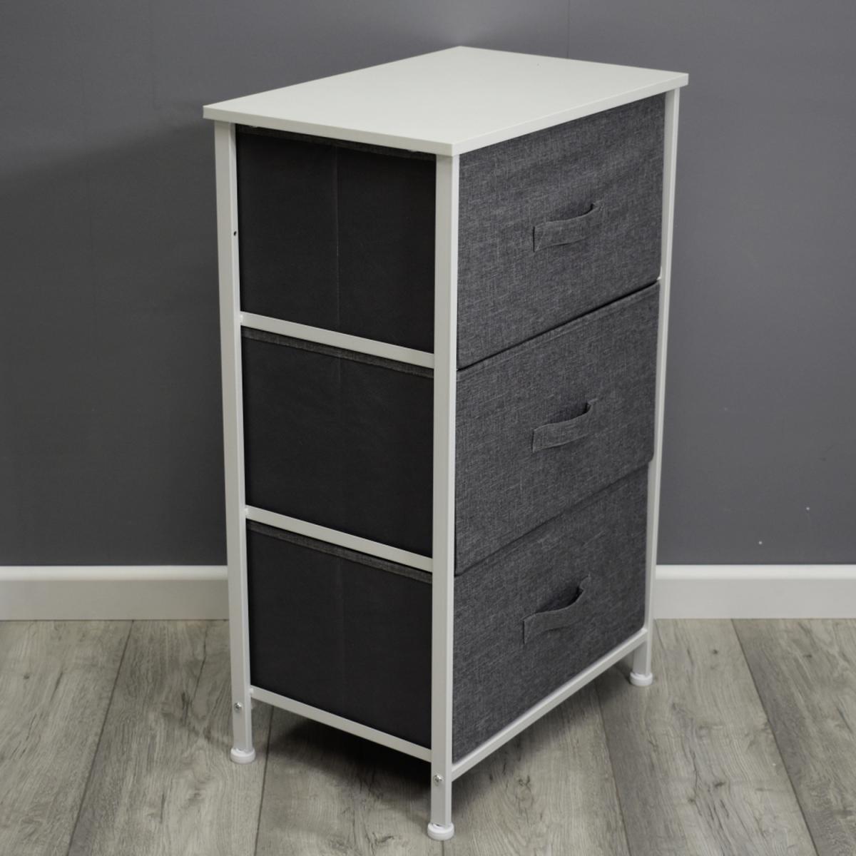 Fabric Basket Storage Unit - Grey / 3 – image 11