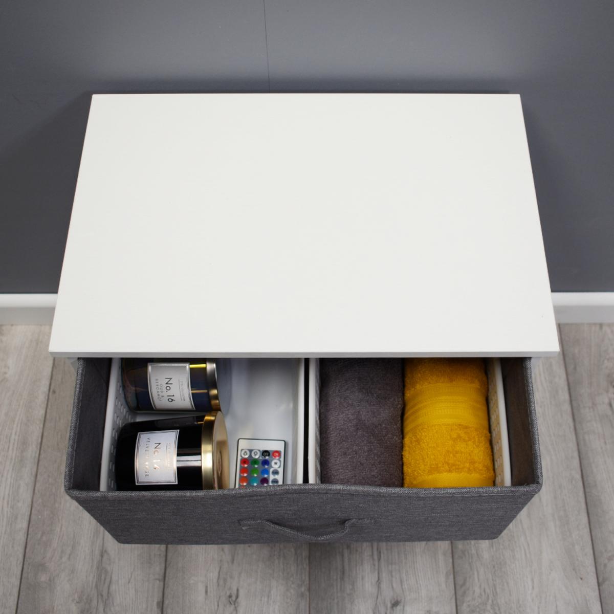 Fabric Basket Storage Unit - Grey / 3 – image 3