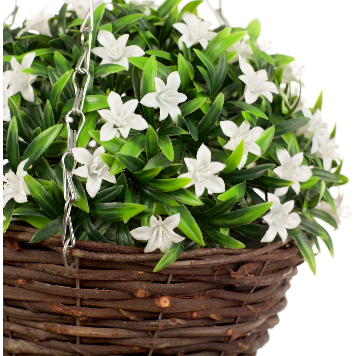 white lily basket - White – image 3