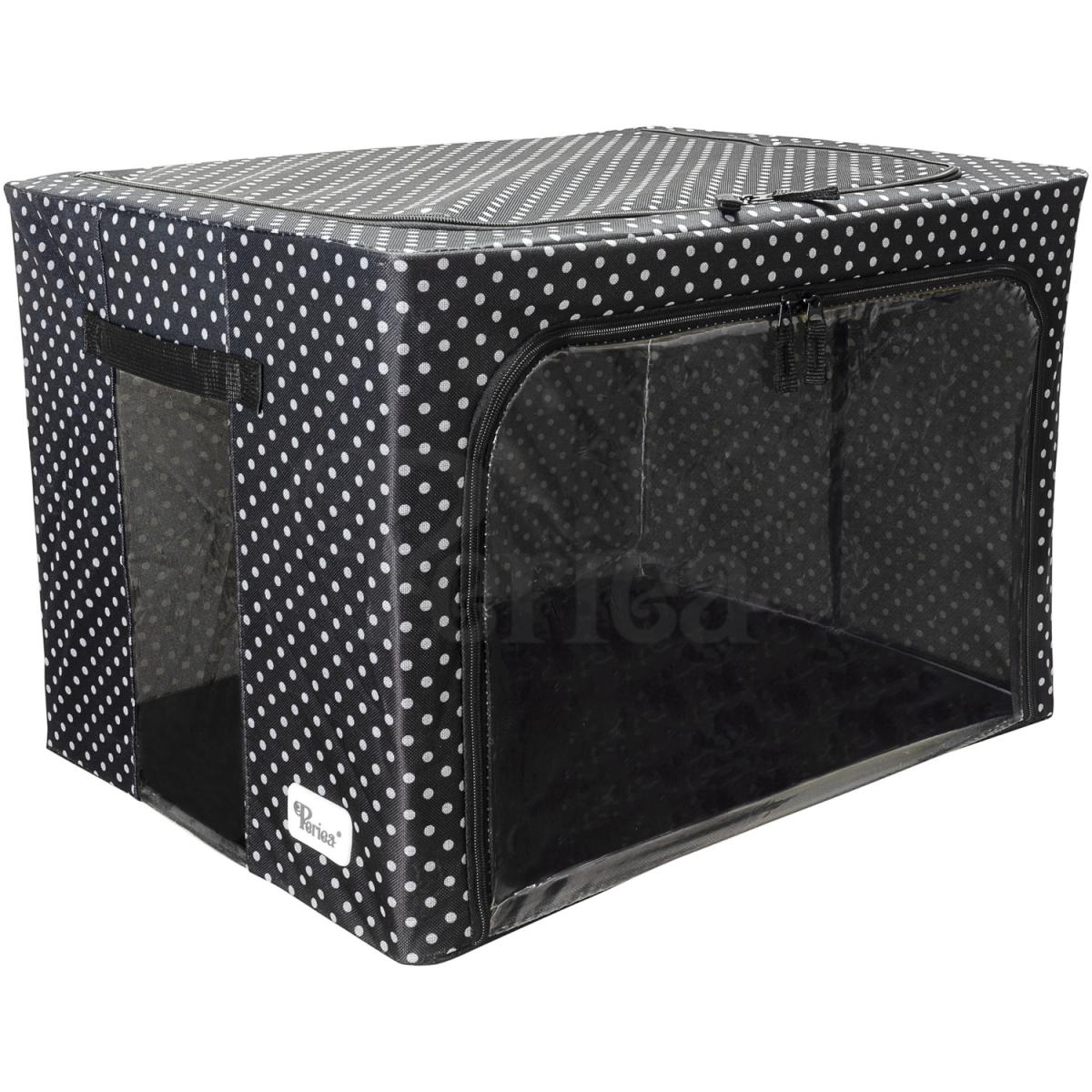 Periea Beau Folding Storage Box with Collapsible Steel Frames - Grey / Small – image 11