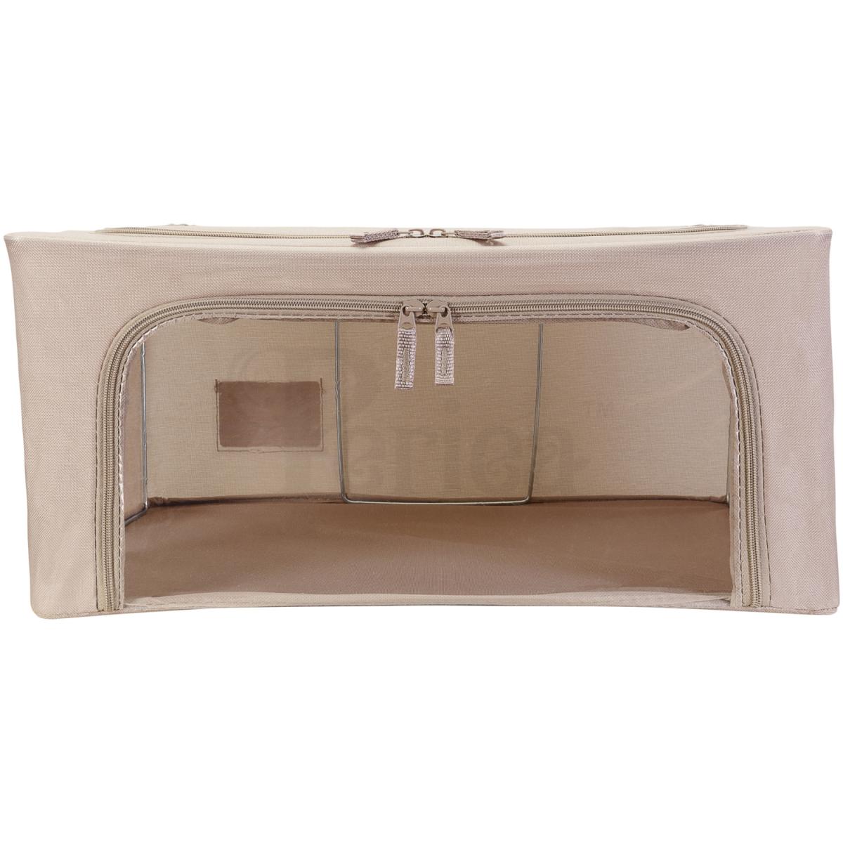 Periea Beau Folding Storage Box with Collapsible Steel Frames - Grey / Small – image 14