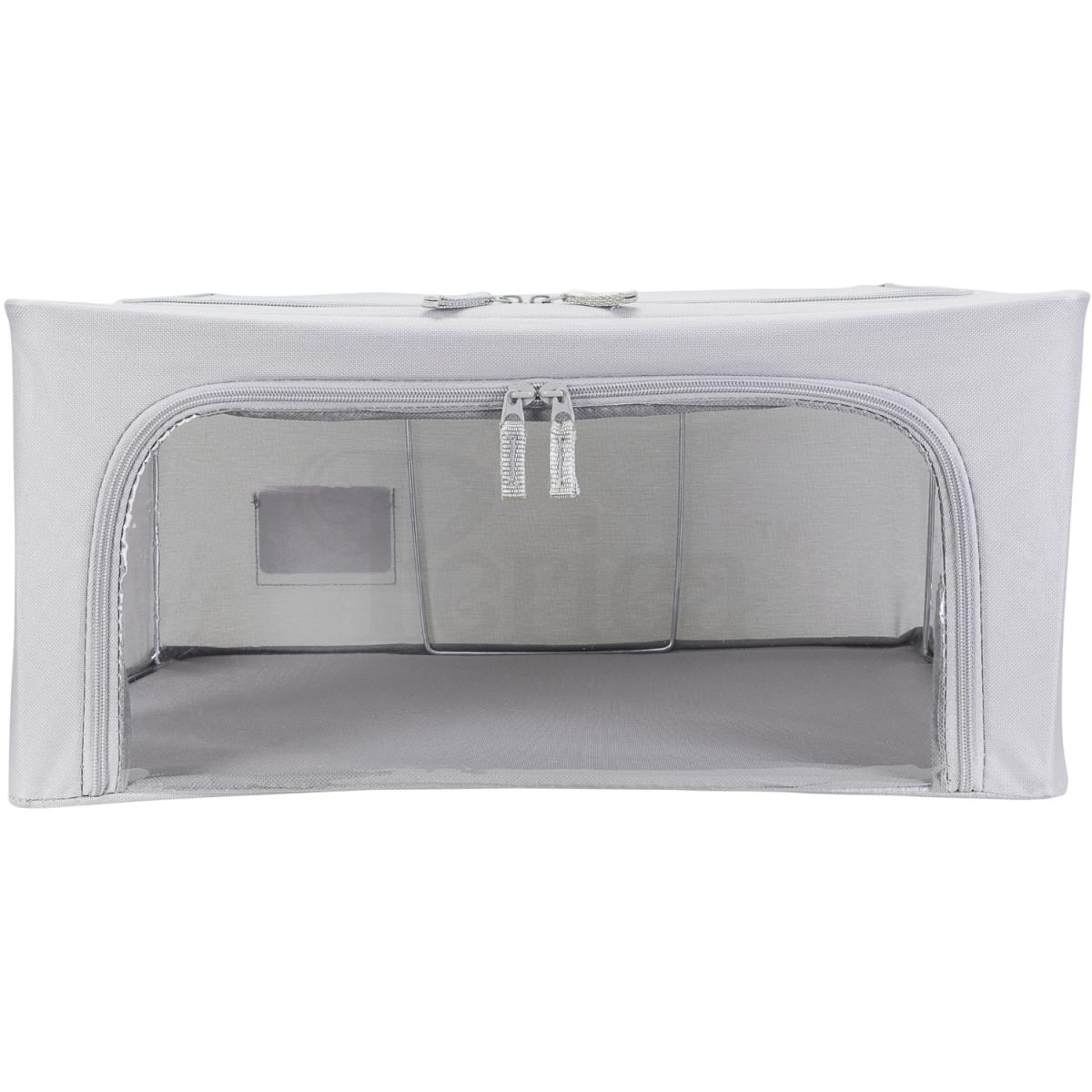 Periea Beau Folding Storage Box with Collapsible Steel Frames - Grey / Small – image 37