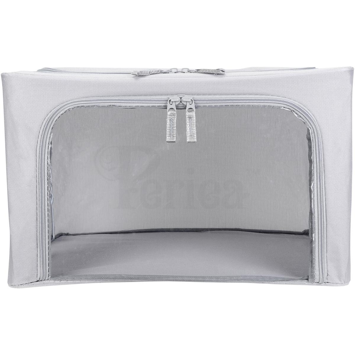 Periea Beau Folding Storage Box with Collapsible Steel Frames - Grey / Small – image 39
