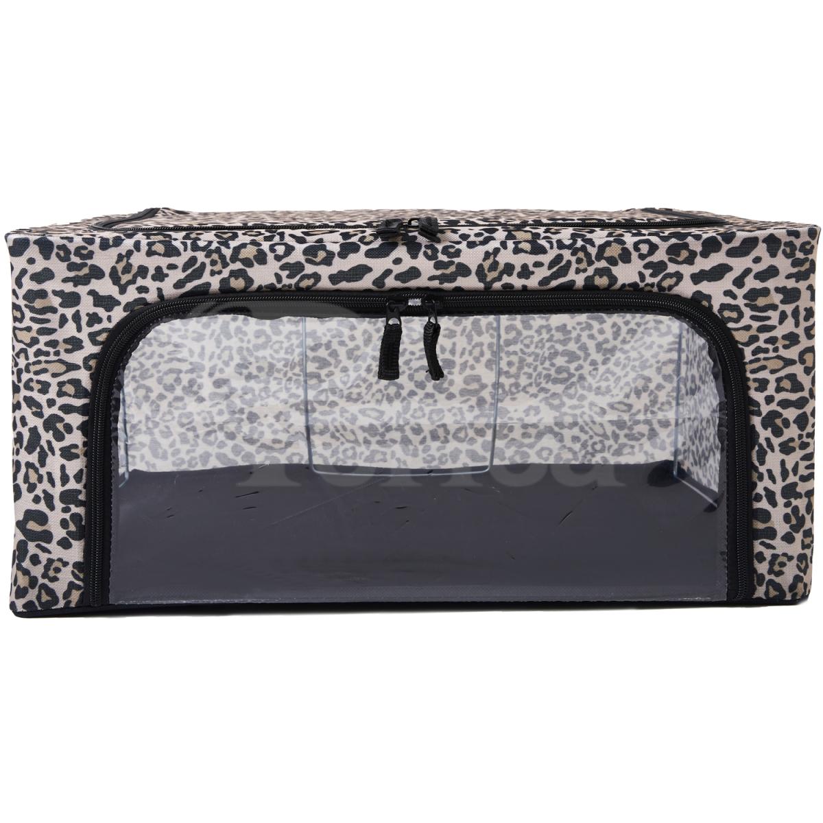 Periea Beau Folding Storage Box with Collapsible Steel Frames - Grey / Small – image 42