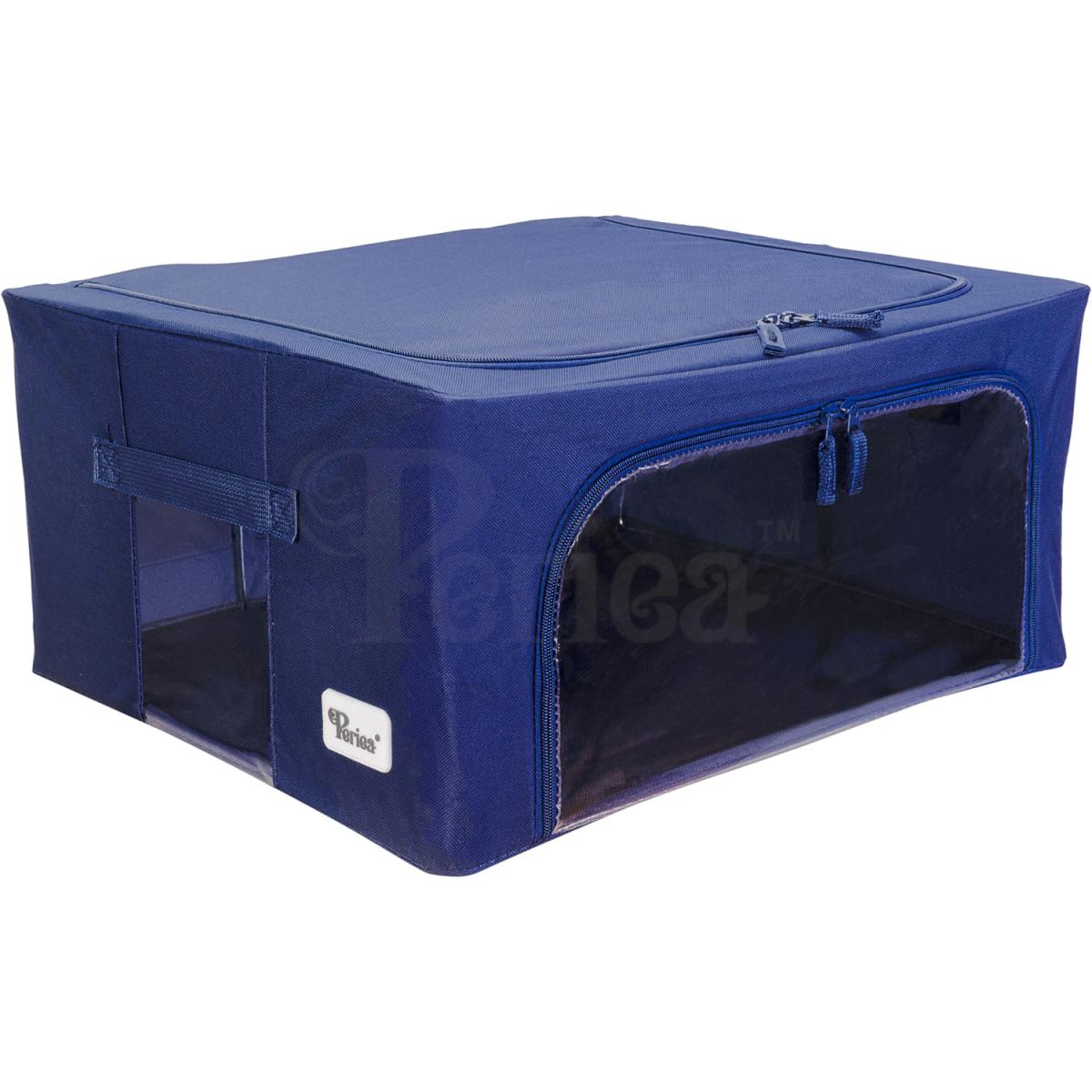 Periea Beau Folding Storage Box with Collapsible Steel Frames - Grey / Small – image 53