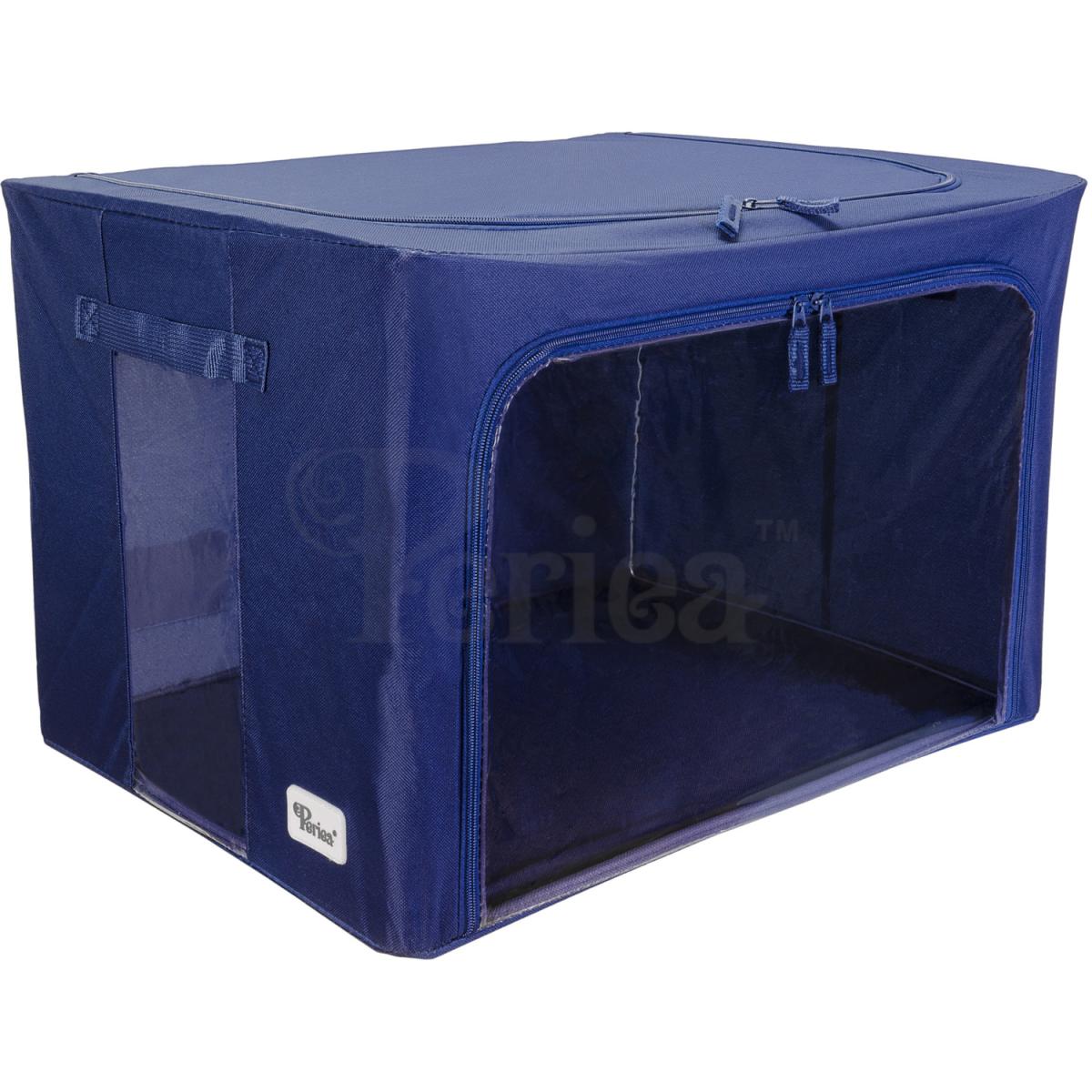 Periea Beau Folding Storage Box with Collapsible Steel Frames - Grey / Small – image 57