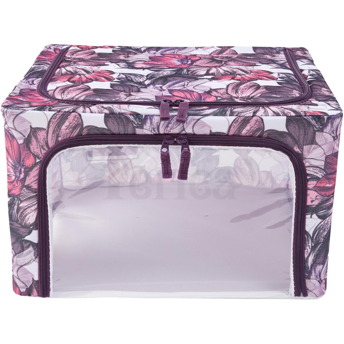 Periea Beau Folding Storage Box with Collapsible Steel Frames - Grey / Small – image 62