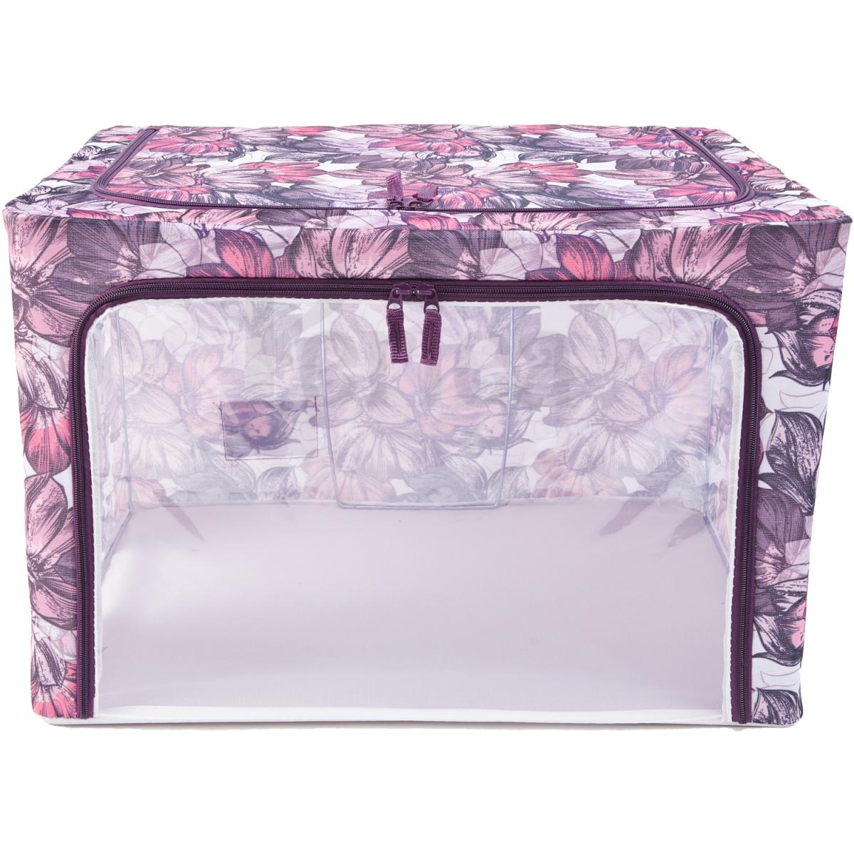 Periea Beau Folding Storage Box with Collapsible Steel Frames - Grey / Small – image 64