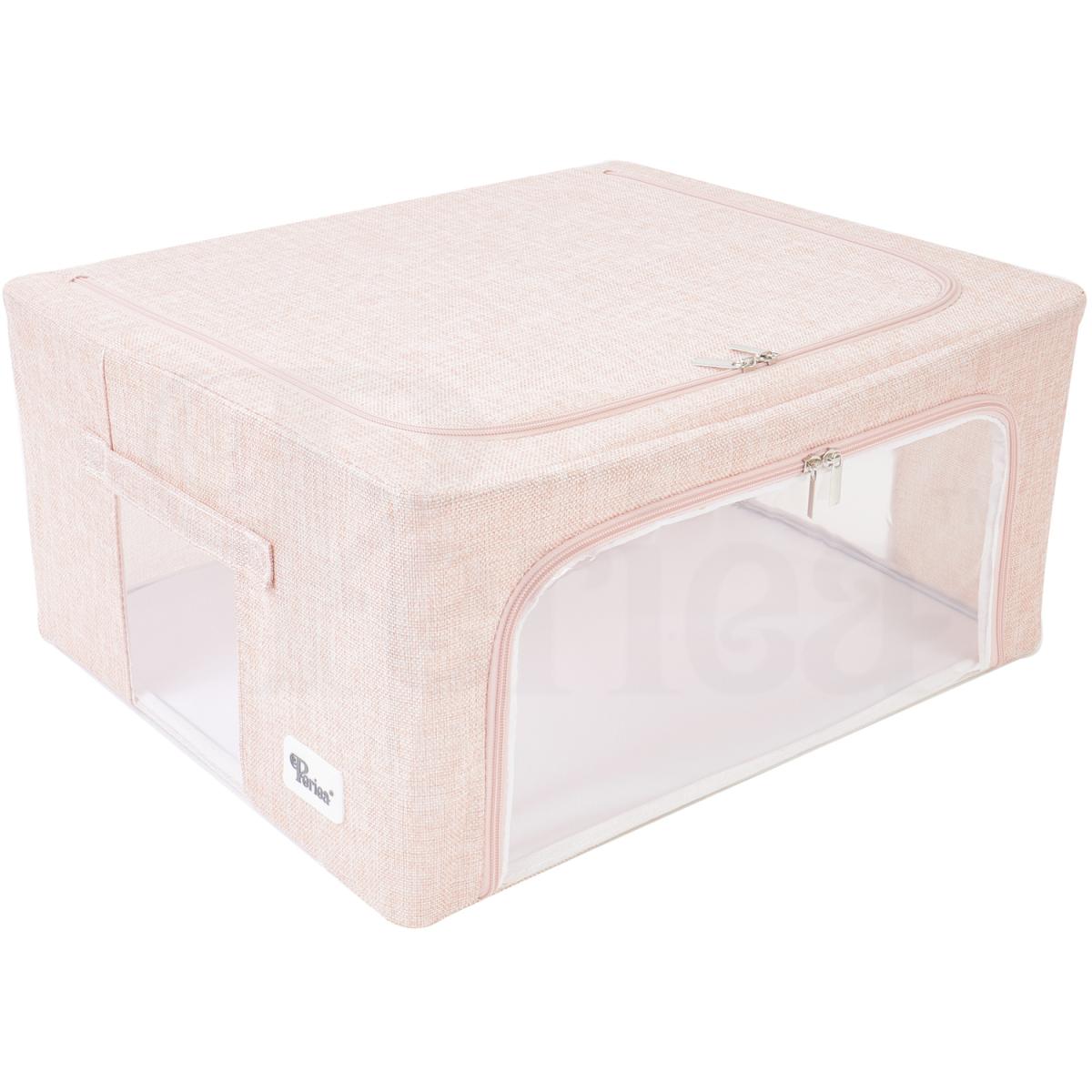 Periea Beau Folding Storage Box with Collapsible Steel Frames - Grey / Small – image 65