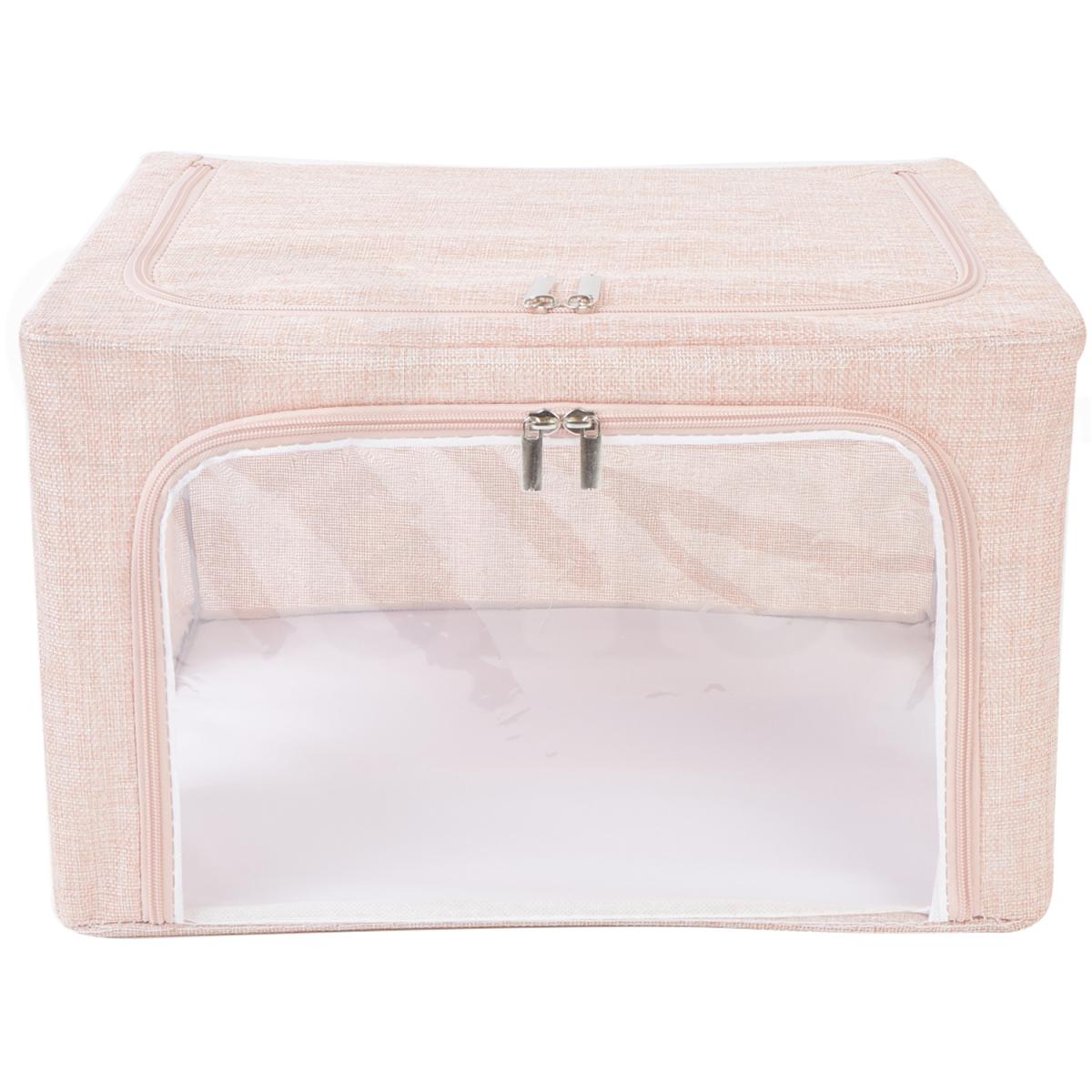 Periea Beau Folding Storage Box with Collapsible Steel Frames - Grey / Small – image 68