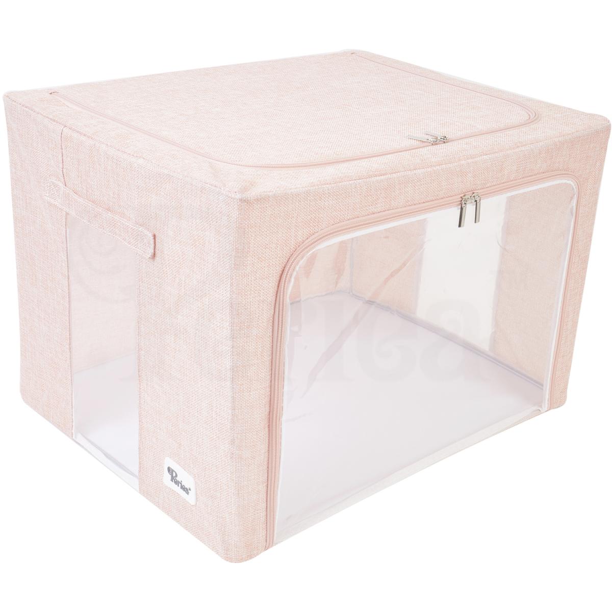 Periea Beau Folding Storage Box with Collapsible Steel Frames - Grey / Small – image 69