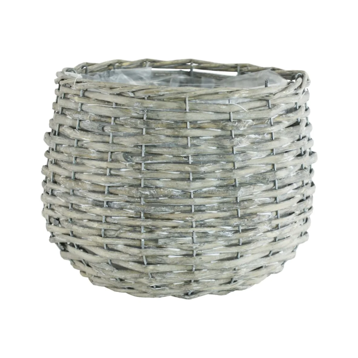 Grey Wicker Basket 2 Pack Basket design for everyday use - Grey