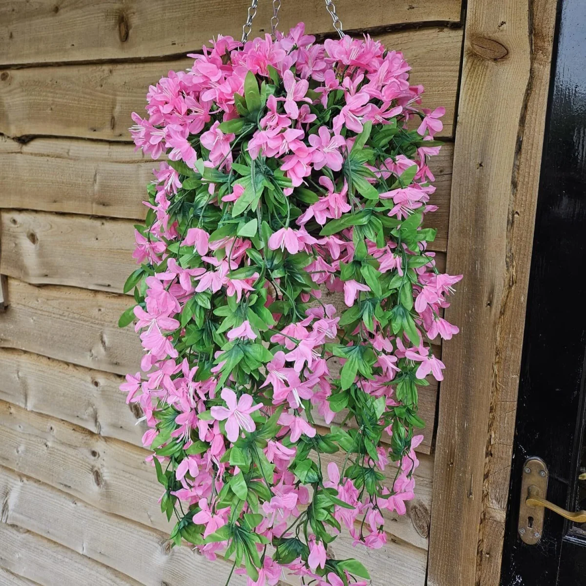 Link Pink Pansy Flower Basket - Pink – image 2