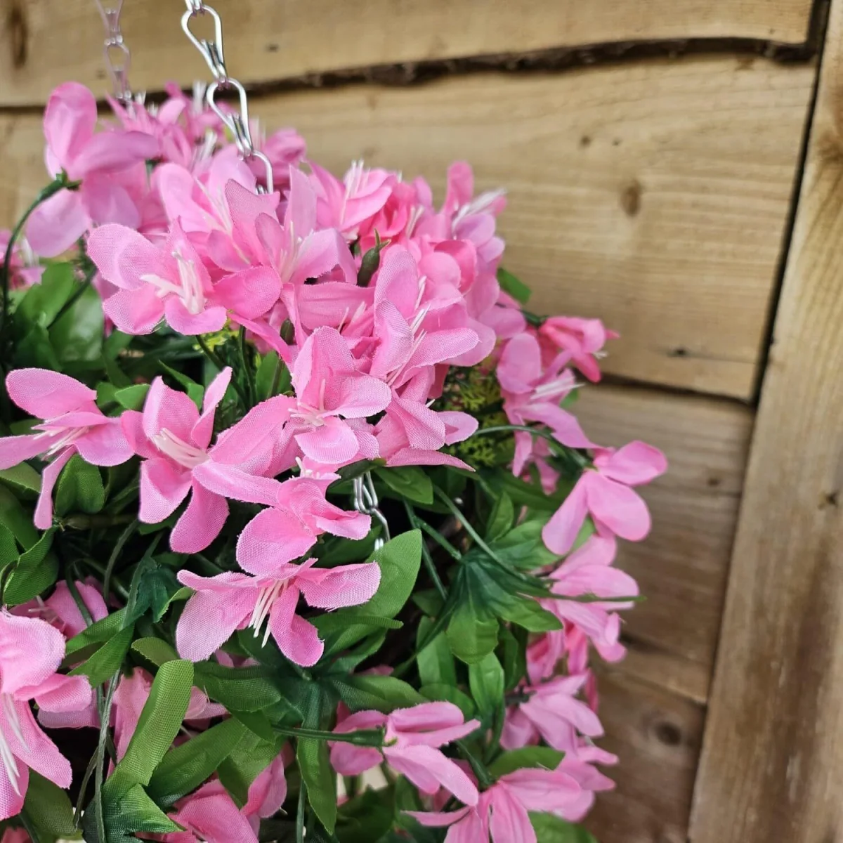 Link Pink Pansy Flower Basket - Pink – image 3