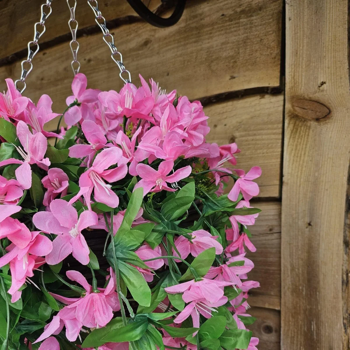 Link Pink Pansy Flower Basket - Pink – image 4