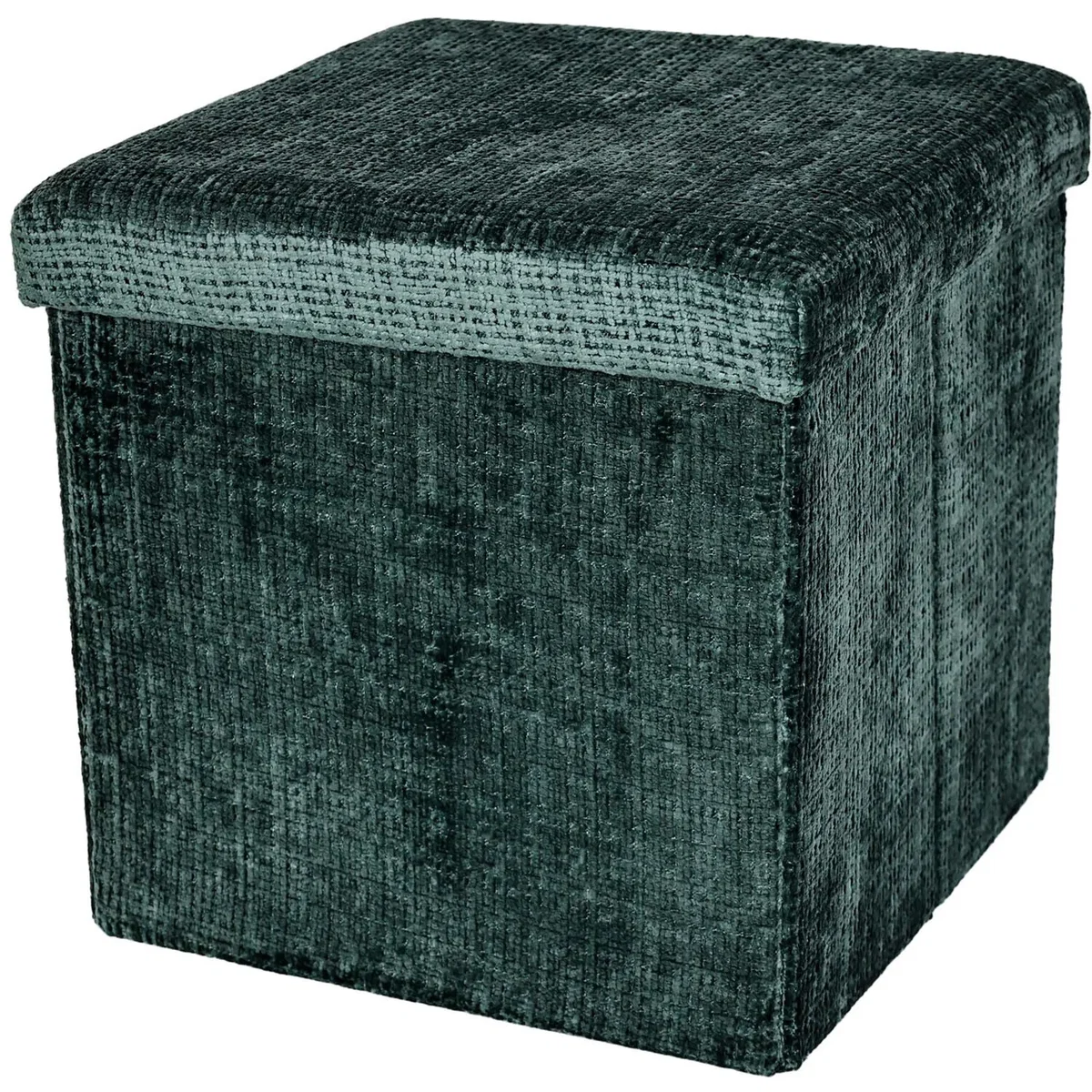 Chenille Storage Box - Emerald – image 2