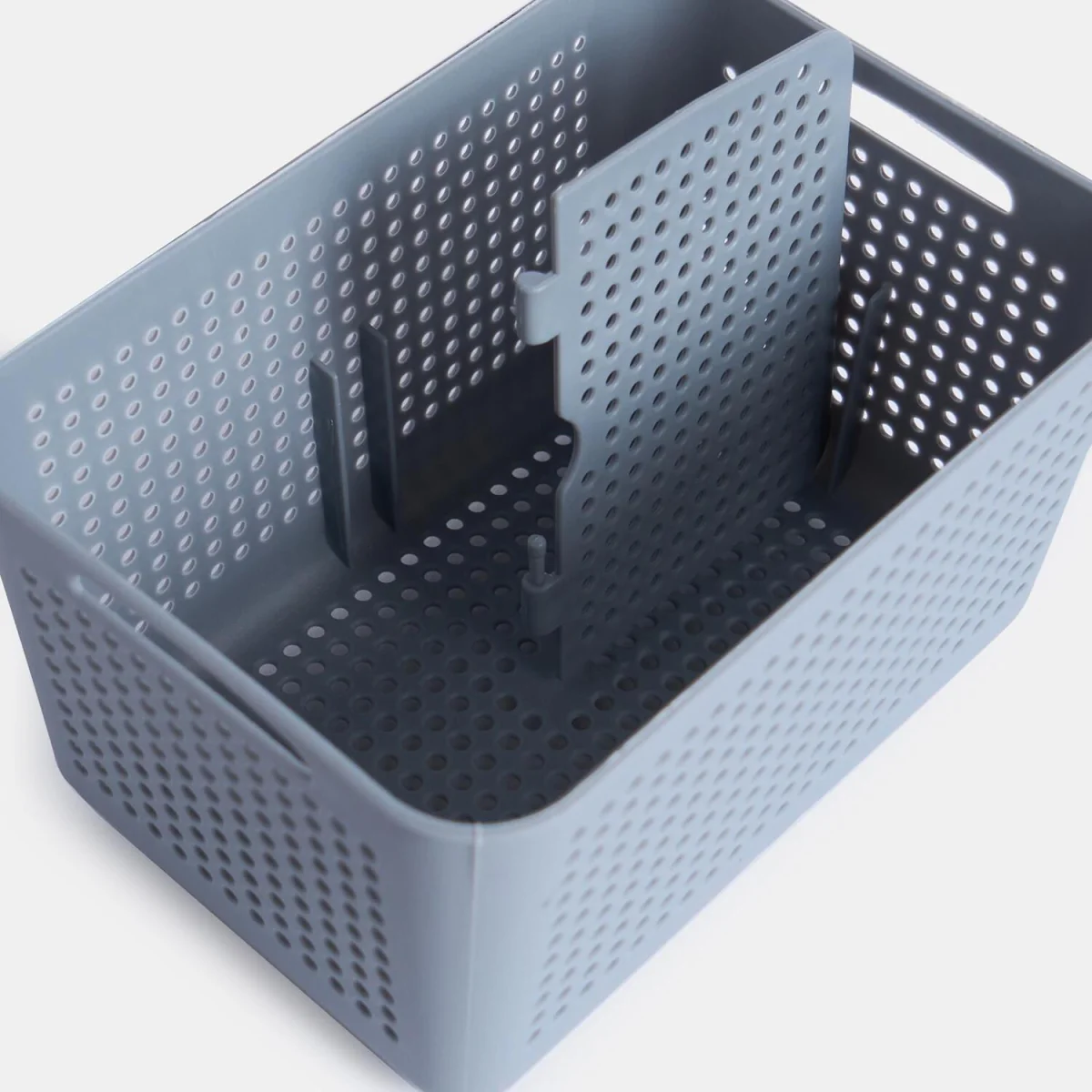OHS Fridge Container With Removable Basket - Grey/Clear – image 7