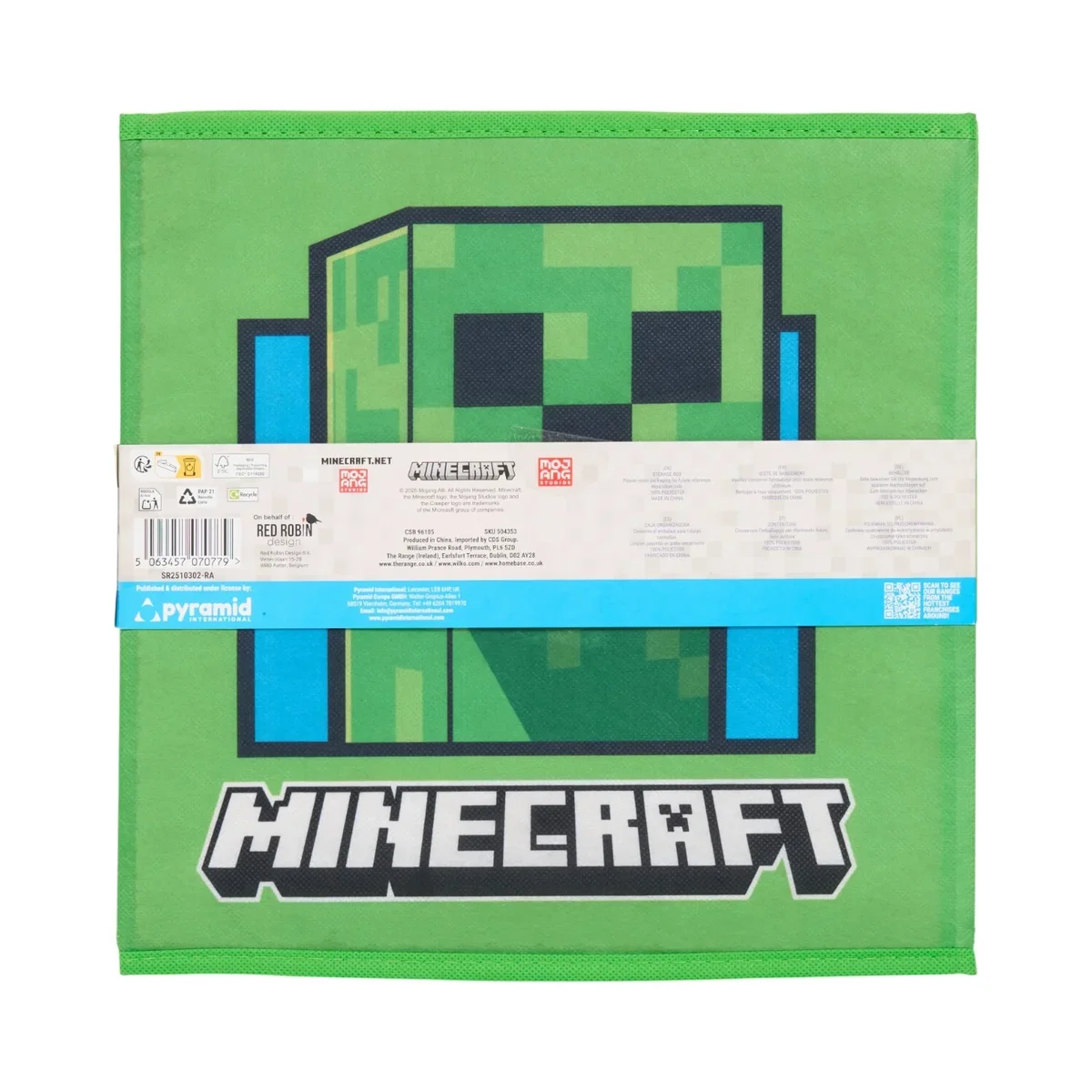 Minecraft Storage Box - Green – image 3