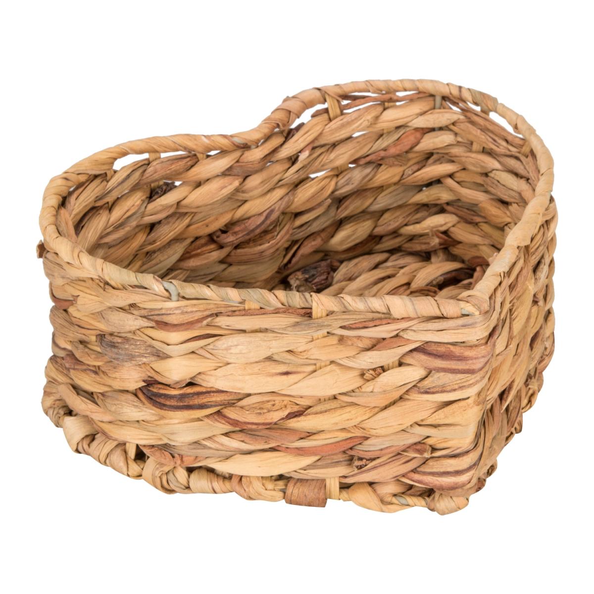 Heart Wicker Basket - Natural – image 2