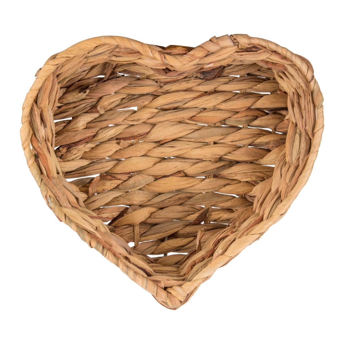 Heart Wicker Basket - Natural – image 3
