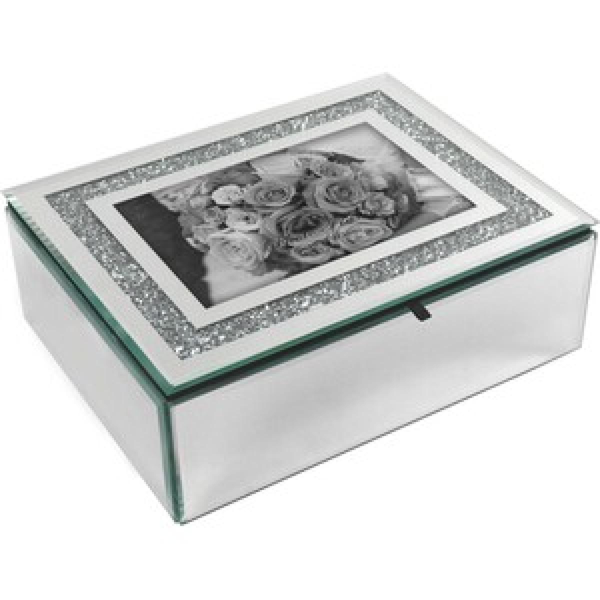 Crushed Crystal Mirror Box with Photo – image 2