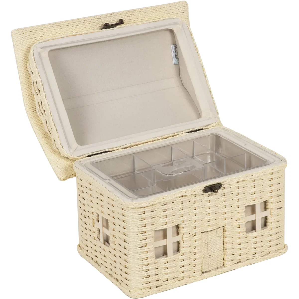 Novelty Wicker Bird Sewing Storage Box - Hobby Gift – image 4