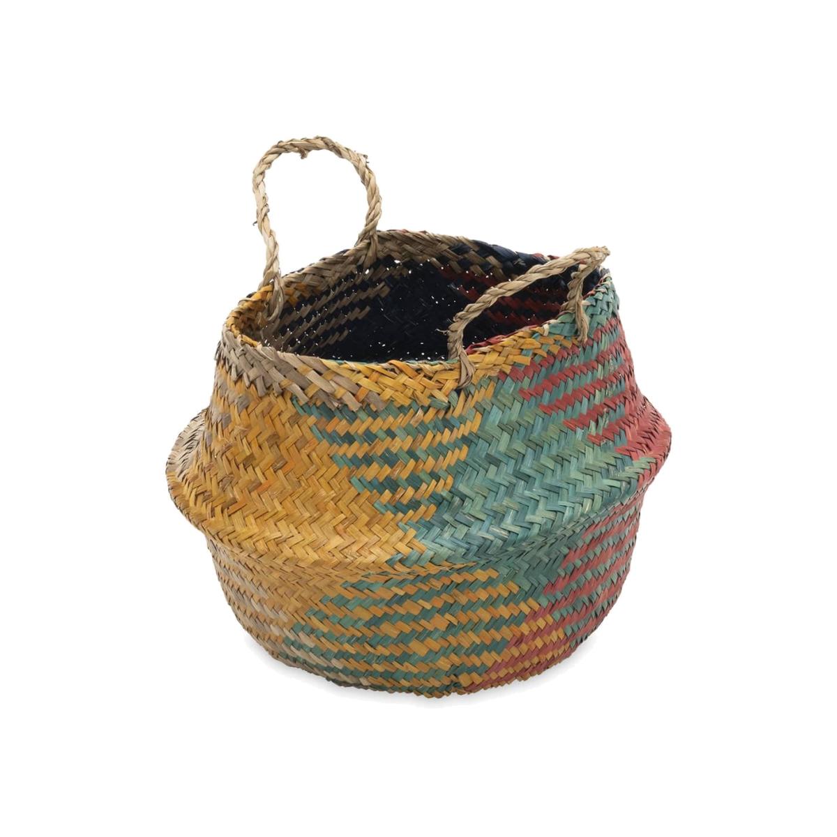 Boleyn Seagrass Belly Basket, Natural, S