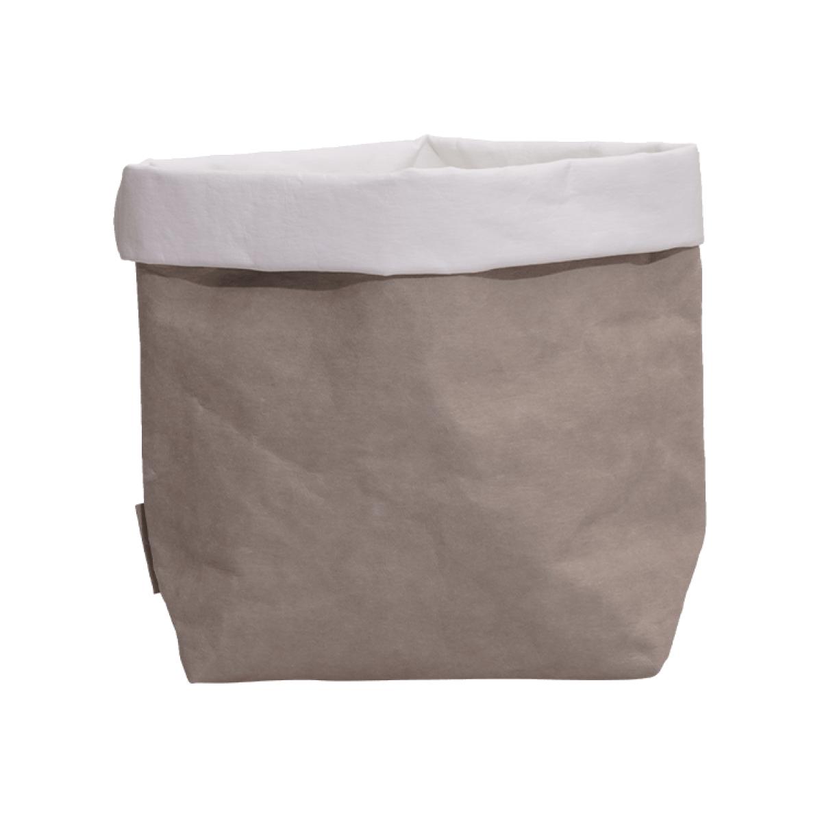 Double Sack, Stone Grey - White, L